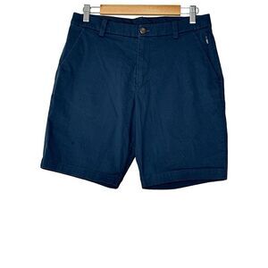 Lululemon Commission Shorts Chino Mens Size 30 9" Length‎ Navy Blue